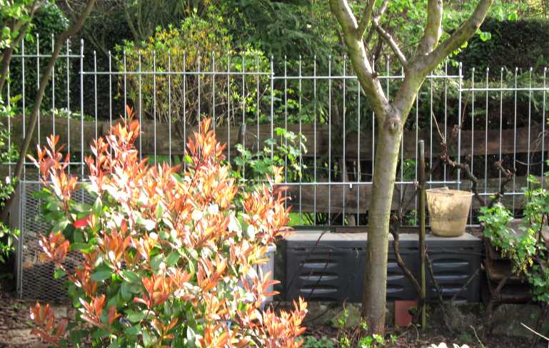 Der Garten Zaun ist ein langlebiger Metall Begrenzungszaun